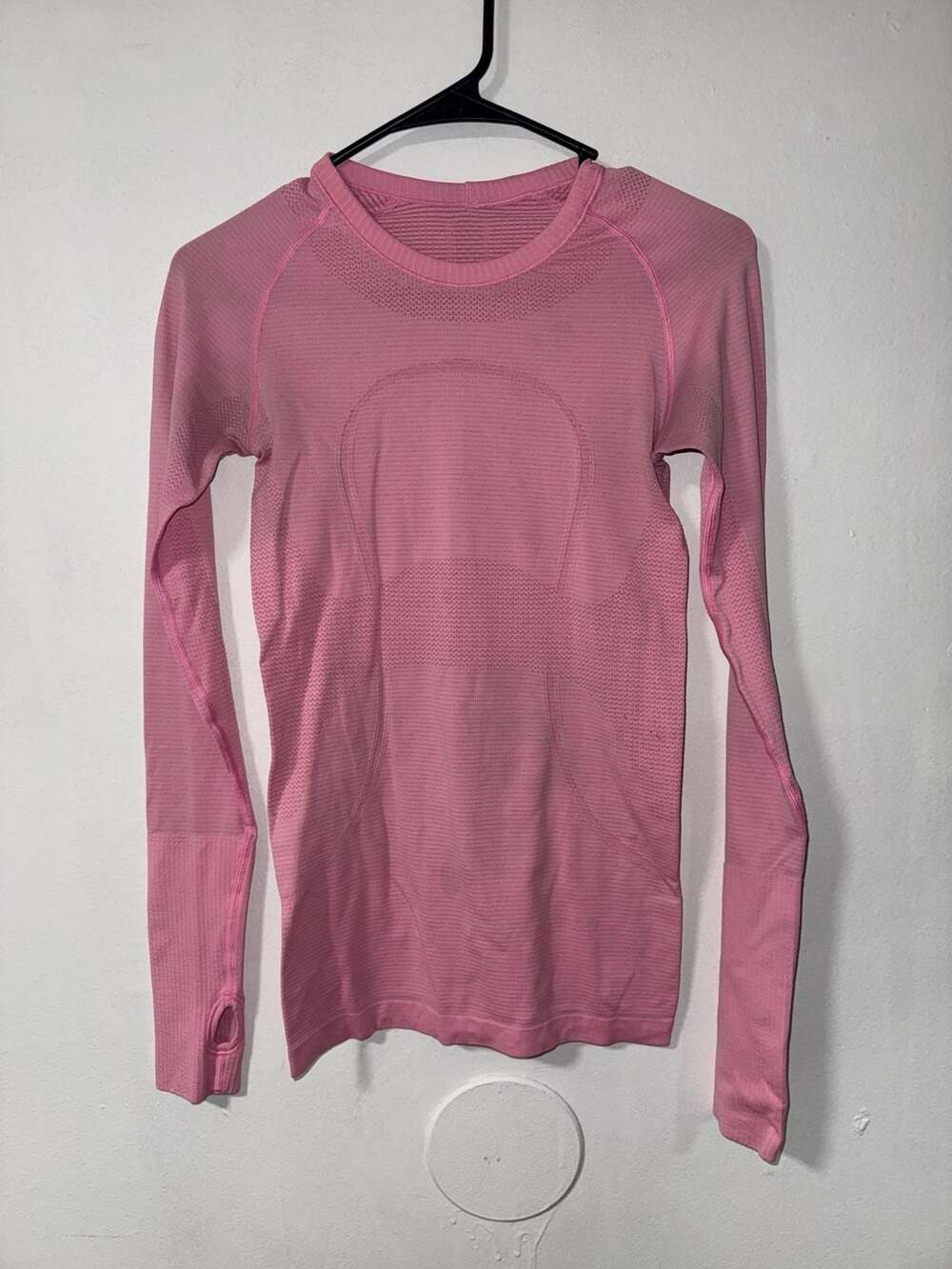 Lululemon Swiftly Tech Long Sleeve Crew Shirt Pink